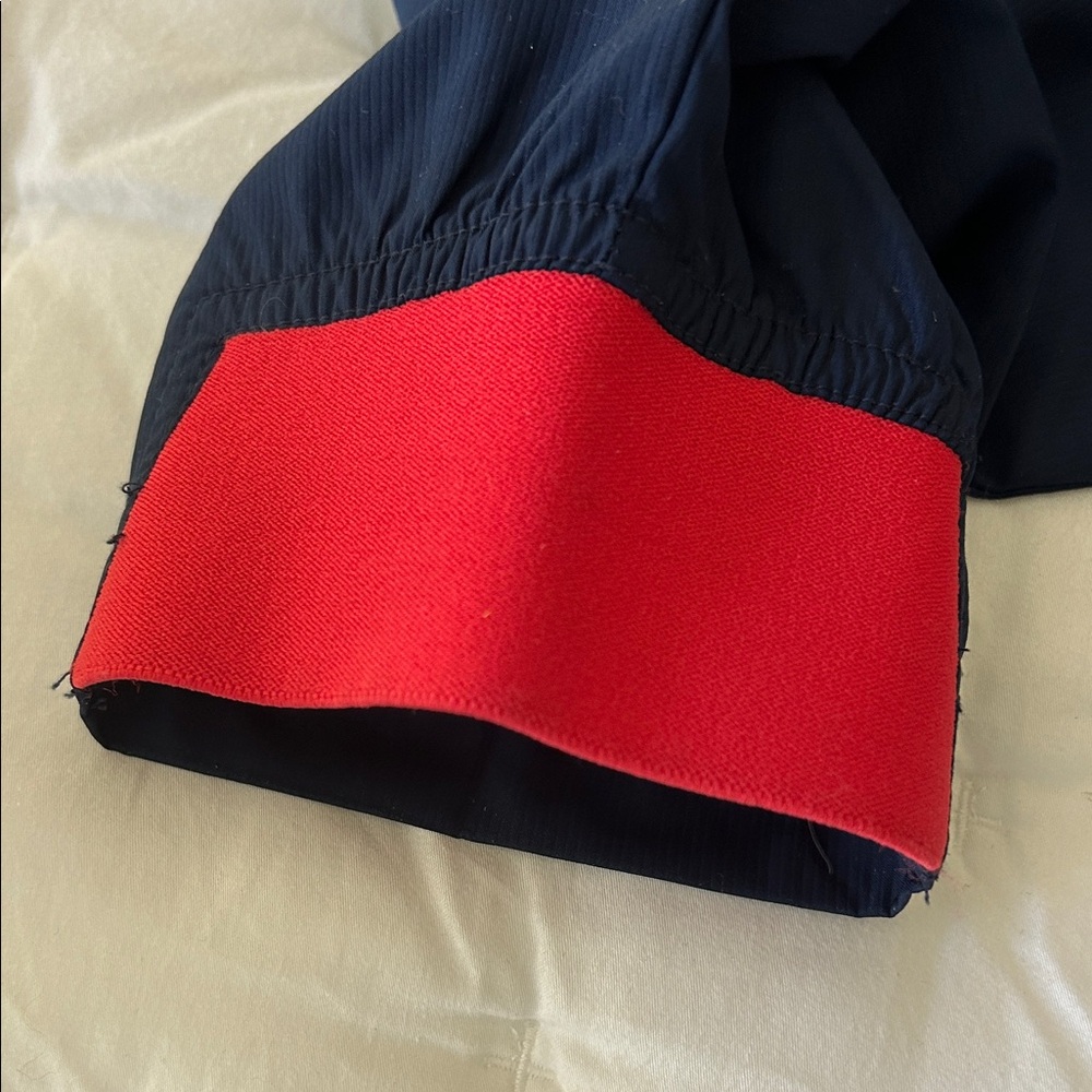 Nike Men's Dark Blue and Red Windbreaker - Picture 4 of 6